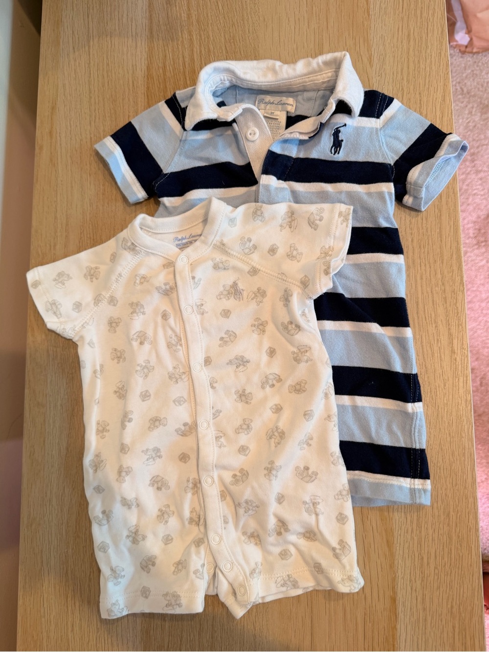 Ralph Lauren Baby Romper Bundle